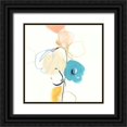 thumbnail image 1 of Vess, June Erica 15x15 Black Ornate Wood Framed with Double Matting Museum Art Print Titled - Contour Garden II, 1 of 4