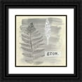 thumbnail image 1 of Vess, June Erica 15x15 Black Ornate Wood Framed with Double Matting Museum Art Print Titled - Garden Scrapbook I, 1 of 4