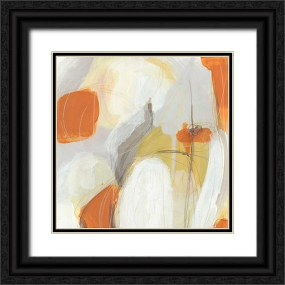 Vess, June Erica 15x15 Black Ornate Wood Framed with Double Matting Museum Art Print Titled - Ignite II