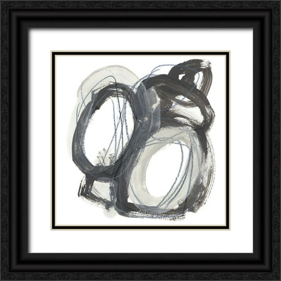 Vess, June Erica 15x15 Black Ornate Wood Framed with Double Matting Museum Art Print Titled - Insho V