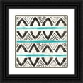 thumbnail image 1 of Vess, June Erica 15x15 Black Ornate Wood Framed with Double Matting Museum Art Print Titled - Kitwe II, 1 of 4