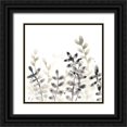 thumbnail image 1 of Vess, June Erica 15x15 Black Ornate Wood Framed with Double Matting Museum Art Print Titled - Liquid Stems II, 1 of 4