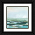 thumbnail image 1 of Vess, June Erica 15x15 Black Ornate Wood Framed with Double Matting Museum Art Print Titled - Misty Inlet I, 1 of 4
