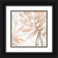 thumbnail image 1 of Vess, June Erica 15x15 Black Ornate Wood Framed with Double Matting Museum Art Print Titled - Neutral Palm Fossil VI, 1 of 4