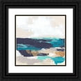 thumbnail image 1 of Vess, June Erica 15x15 Black Ornate Wood Framed with Double Matting Museum Art Print Titled - Palette Coast II, 1 of 4
