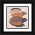 thumbnail image 1 of Vess, June Erica 15x15 Black Ornate Wood Framed with Double Matting Museum Art Print Titled - Paper Stack IV, 1 of 4