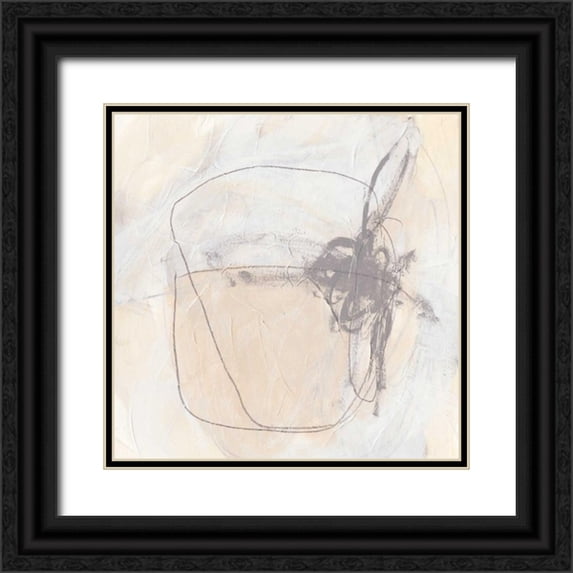 Vess, June Erica 15x15 Black Ornate Wood Framed with Double Matting Museum Art Print Titled - Periphery II