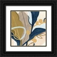thumbnail image 1 of Vess, June Erica 15x15 Black Ornate Wood Framed with Double Matting Museum Art Print Titled - Puzzle Lily I, 1 of 4