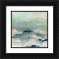 thumbnail image 1 of Vess, June Erica 15x15 Black Ornate Wood Framed with Double Matting Museum Art Print Titled - Shoreline Dusk II, 1 of 4