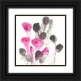 thumbnail image 1 of Vess, June Erica 15x15 Black Ornate Wood Framed with Double Matting Museum Art Print Titled - Snapdragon III, 1 of 4
