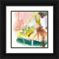 thumbnail image 1 of Vess, June Erica 15x15 Black Ornate Wood Framed with Double Matting Museum Art Print Titled - Verdigris Spring IV, 1 of 4