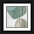 thumbnail image 1 of Vess, June Erica 15x15 Black Ornate Wood Framed with Double Matting Museum Art Print Titled - Waterstone I, 1 of 4