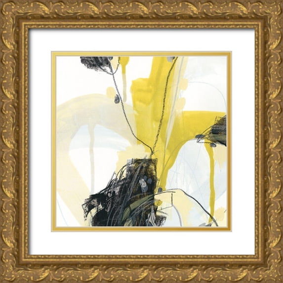 Vess, June Erica 15x15 Gold Ornate Wood Framed with Double Matting Museum Art Print Titled - Conduit III