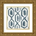 thumbnail image 1 of Vess, June Erica 15x15 Gold Ornate Wood Framed with Double Matting Museum Art Print Titled - Decorative Signals II, 1 of 4