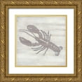 thumbnail image 1 of Vess, June Erica 15x15 Gold Ornate Wood Framed with Double Matting Museum Art Print Titled - Driftwood Silhouette VI, 1 of 4
