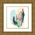 thumbnail image 1 of Vess, June Erica 15x15 Gold Ornate Wood Framed with Double Matting Museum Art Print Titled - Full Circle Palette IV, 1 of 4
