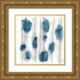 thumbnail image 1 of Vess, June Erica 15x15 Gold Ornate Wood Framed with Double Matting Museum Art Print Titled - Insho VI, 1 of 4