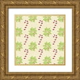 thumbnail image 1 of Vess, June Erica 15x15 Gold Ornate Wood Framed with Double Matting Museum Art Print Titled - Lets Get Jolly Collection G, 1 of 4