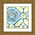 thumbnail image 1 of Vess, June Erica 15x15 Gold Ornate Wood Framed with Double Matting Museum Art Print Titled - Medallion Medley III, 1 of 4