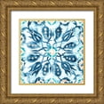thumbnail image 1 of Vess, June Erica 15x15 Gold Ornate Wood Framed with Double Matting Museum Art Print Titled - Medallion Medley VI, 1 of 4