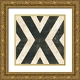 thumbnail image 1 of Vess, June Erica 15x15 Gold Ornate Wood Framed with Double Matting Museum Art Print Titled - Midnight Parquet IV, 1 of 4