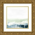 thumbnail image 1 of Vess, June Erica 15x15 Gold Ornate Wood Framed with Double Matting Museum Art Print Titled - Seafoam Horizon I, 1 of 4