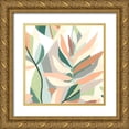 thumbnail image 1 of Vess, June Erica 15x15 Gold Ornate Wood Framed with Double Matting Museum Art Print Titled - Soft Tropicals IV, 1 of 4
