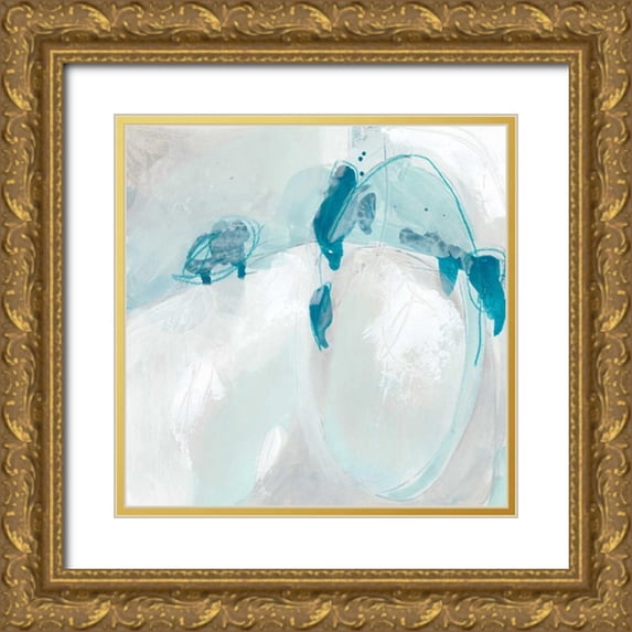 Vess, June Erica 15x15 Gold Ornate Wood Framed with Double Matting Museum Art Print Titled - Trace Echo II
