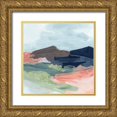 thumbnail image 1 of Vess, June Erica 15x15 Gold Ornate Wood Framed with Double Matting Museum Art Print Titled - Valley Sweep II, 1 of 4