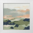 thumbnail image 1 of Vess, June Erica 15x15 White Modern Wood Framed Museum Art Print Titled - Abstract Valley II, 1 of 4