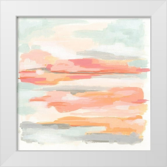 Vess, June Erica 15x15 White Modern Wood Framed Museum Art Print Titled - Cloud Mesa II