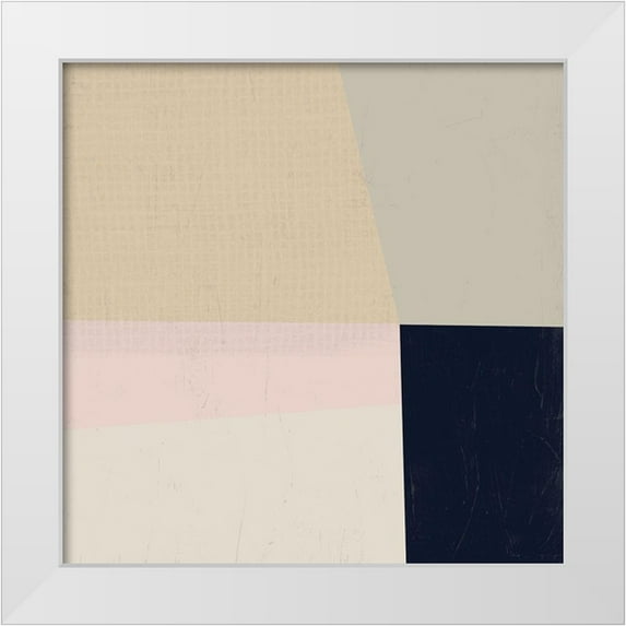 Vess, June Erica 15x15 White Modern Wood Framed Museum Art Print Titled - Color Plain II