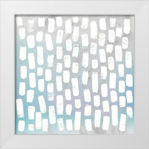 Vess, June Erica 15x15 White Modern Wood Framed Museum Art Print Titled - Custom Cobblestone II