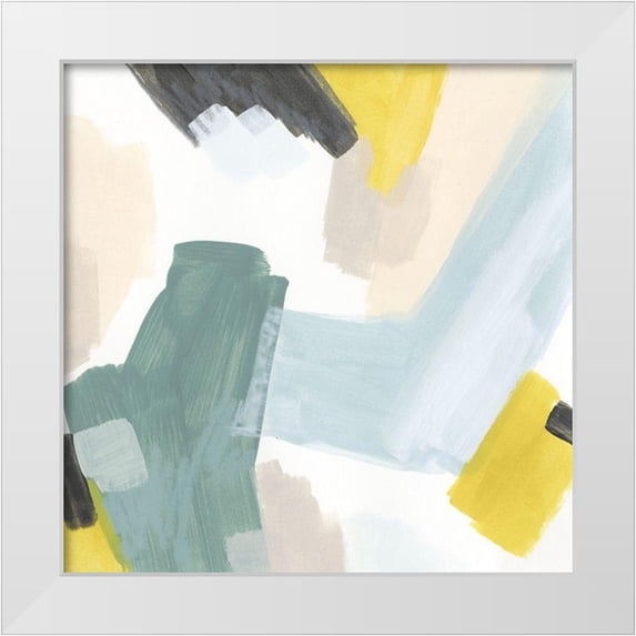 Vess, June Erica 15x15 White Modern Wood Framed Museum Art Print Titled - Dapple III