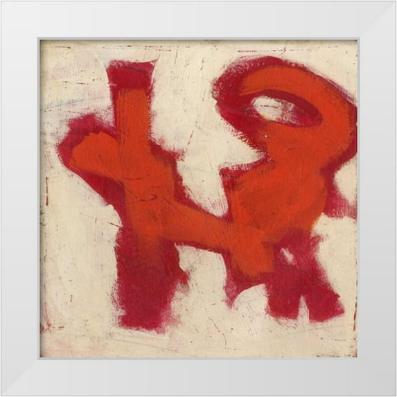 Vess, June Erica 15x15 White Modern Wood Framed Museum Art Print Titled - Gestural IX
