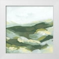thumbnail image 1 of Vess, June Erica 15x15 White Modern Wood Framed Museum Art Print Titled - Green Rolling Hills II, 1 of 4