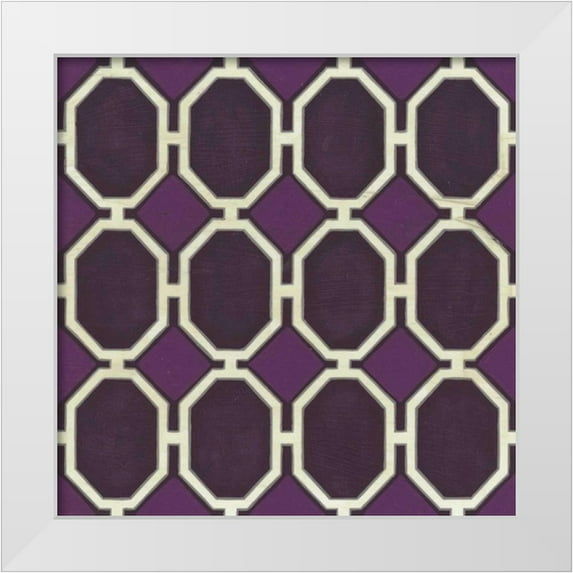 Vess, June Erica 15x15 White Modern Wood Framed Museum Art Print Titled - Market Motifs VIII
