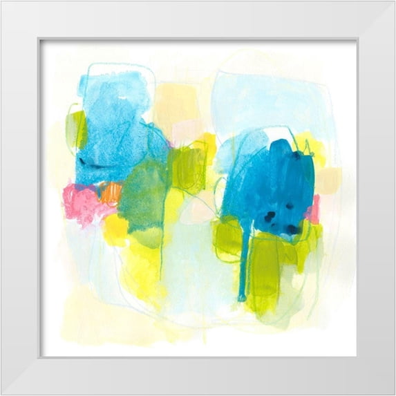 Vess, June Erica 15x15 White Modern Wood Framed Museum Art Print Titled - Narrative Structure III