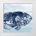 thumbnail image 1 of Vess, June Erica 15x15 White Modern Wood Framed Museum Art Print Titled - Ocean Study VII, 1 of 4