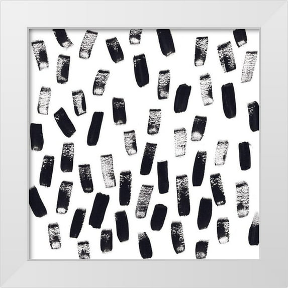 Vess, June Erica 15x15 White Modern Wood Framed Museum Art Print Titled - Onyx Code VIII
