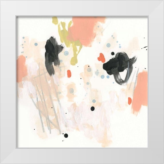 Vess, June Erica 15x15 White Modern Wood Framed Museum Art Print Titled - Palette Constellation II