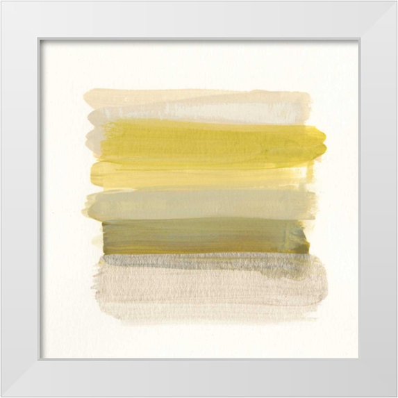 Vess, June Erica 15x15 White Modern Wood Framed Museum Art Print Titled - Palette Stack III