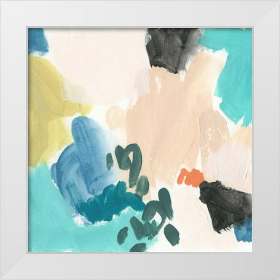 Vess, June Erica 15x15 White Modern Wood Framed Museum Art Print Titled - Polymeric IV