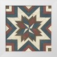 thumbnail image 1 of Vess, June Erica 15x15 White Modern Wood Framed Museum Art Print Titled - Quilt Motif III, 1 of 4