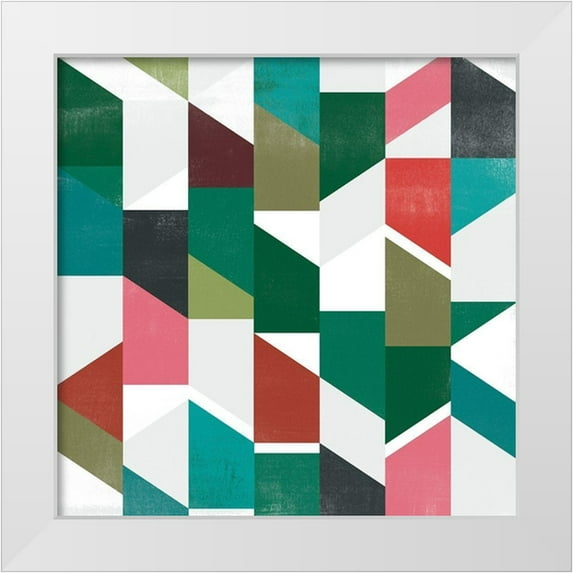 Vess, June Erica 15x15 White Modern Wood Framed Museum Art Print Titled - Rainbow Prism V