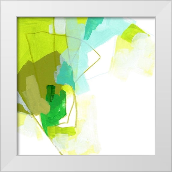 Vess, June Erica 15x15 White Modern Wood Framed Museum Art Print Titled - Seaglass Curio IV