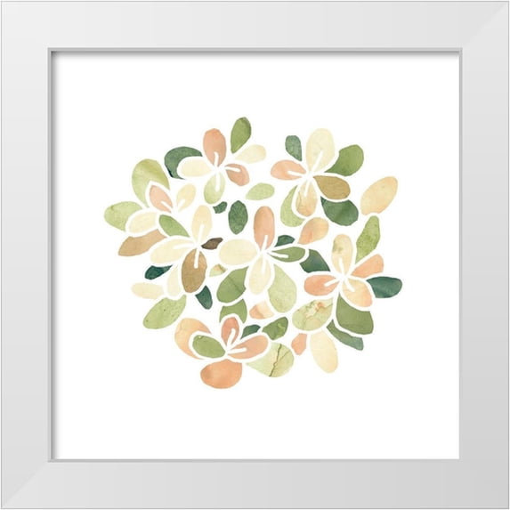 Vess, June Erica 15x15 White Modern Wood Framed Museum Art Print Titled - Succulent Cameo XIII