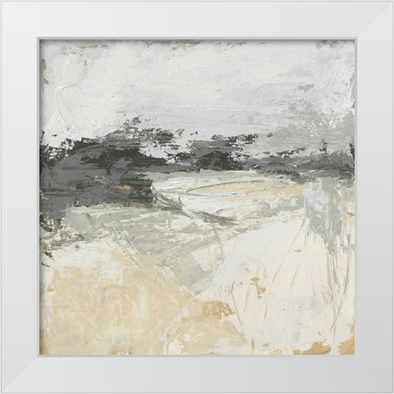 Vess, June Erica 15x15 White Modern Wood Framed Museum Art Print Titled - Wheatfield I