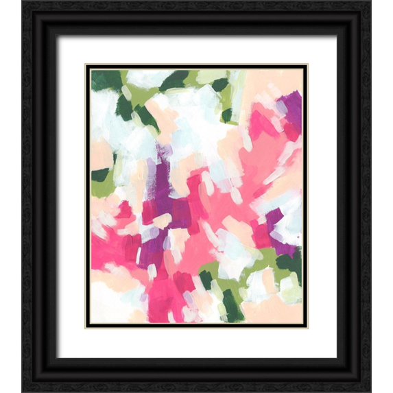 Vess, June Erica 15x17 Black Ornate Wood Framed with Double Matting Museum Art Print Titled - Palette Prism II