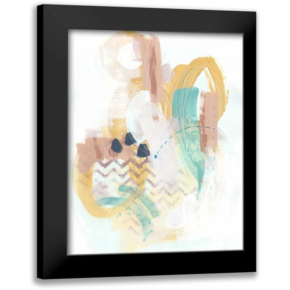 Vess, June Erica 15x18 Black Modern Framed Museum Art Print Titled - Division and Direction I